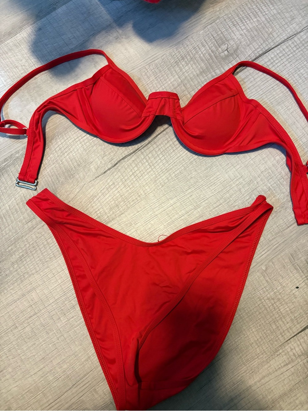 Dippin' Daisy's Red Underwire Bikini Set